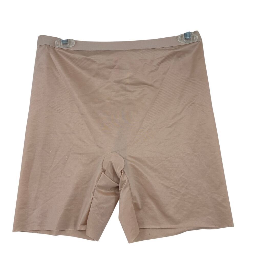 Spanx Power Panty Size‎ XL Beige Mid Thigh Seamless Smoothing Firming